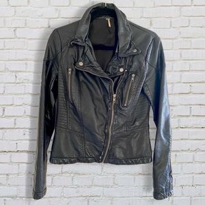 Free People Leather Jacket